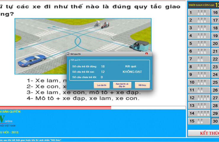 “Bật mí” mẹo thi lý thuyết B2 với bộ 600 câu hỏi thi bằng lái xe